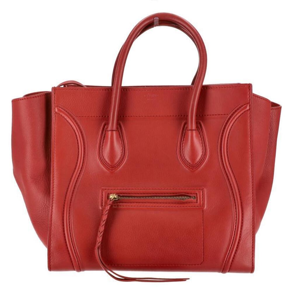 Celine Luggage Phantom Red Ff T